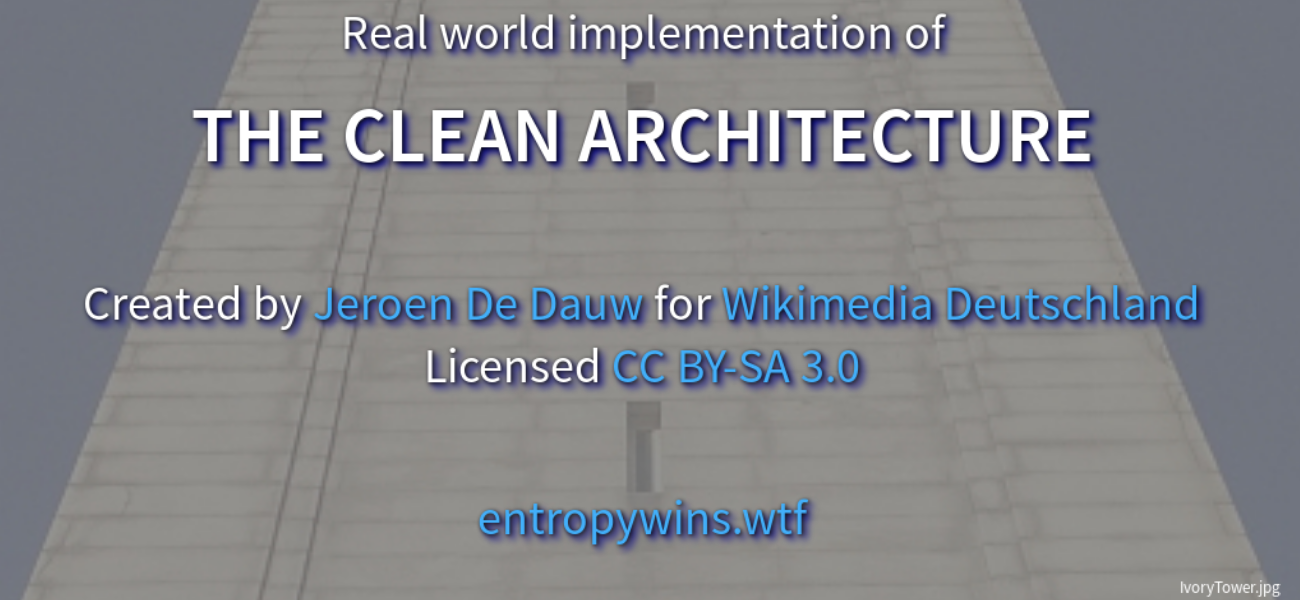 Real world implementation of The Clean Architecture - slide preview